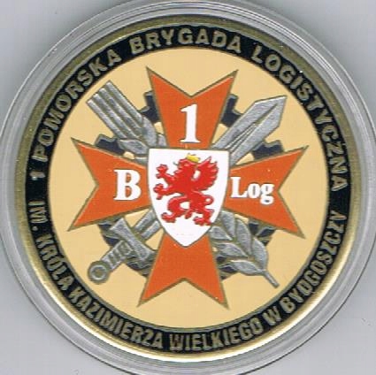 Medal coin, 1 Brygada Logistyczna Bydgoszcz