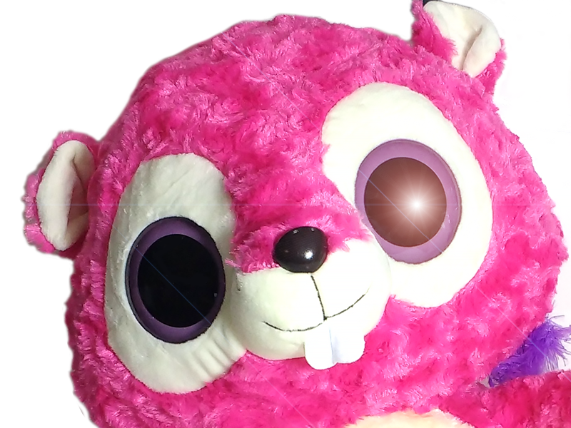 MASKOTKA LEMUR Z BAJKI YOOHOO wielkie oczy 70 cm