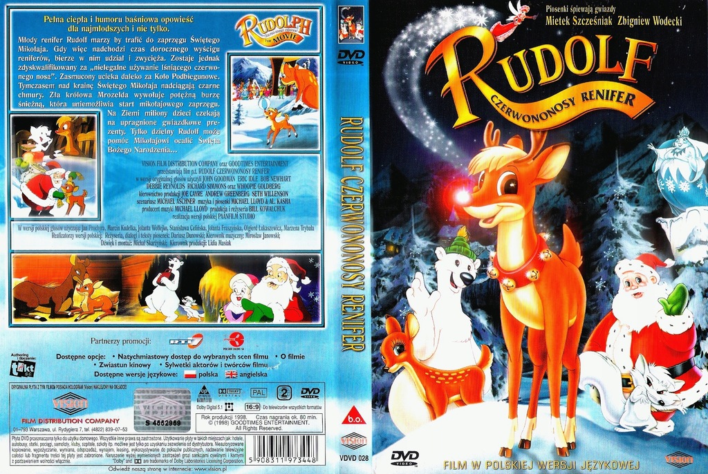 ** RUDOLF CZERWONONOSY RENIFER ** DVD