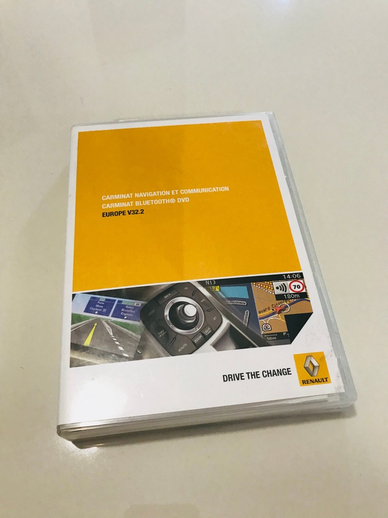 Mapy CARMINAT NAVIGATION DVD EU V32.2 dla RENAULT