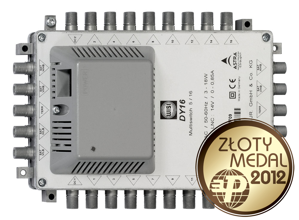 Multiswitch WISI DY 16 klasa ekranowania A