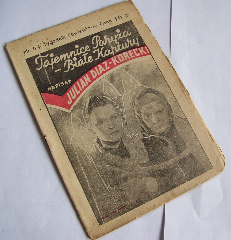 KORECKI - BIAŁE KAPTURY - POWIEŚĆ ZESZYTOWA 1939