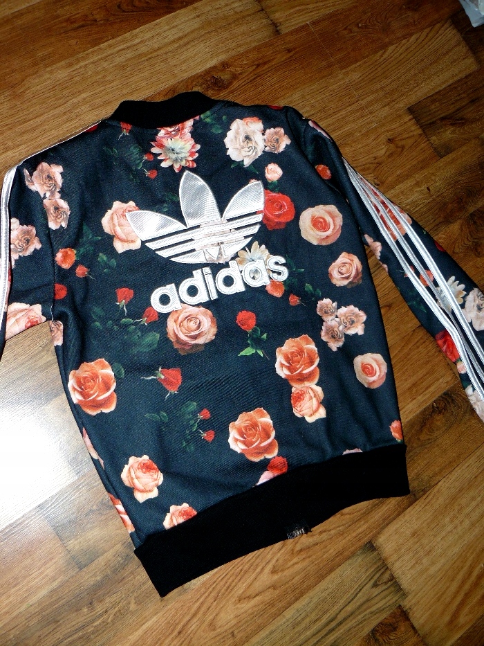 Adidas FLOWERS róże KWIATY firebird TT adicolor