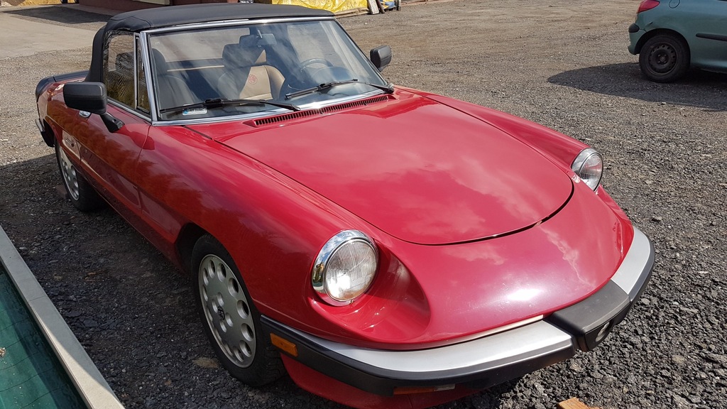 Alfa Romeo Spider 86 Rok Dach 7451671703 Oficjalne Archiwum Allegro