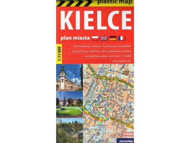 KIELCE plan miasta / mapa 1:15 000 ExpressMap