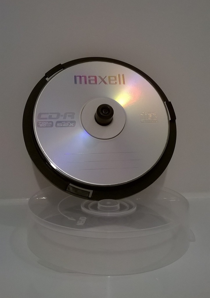 CZTERY PŁYTY CD MAXELL 700 MB 80 MIN + CAKE