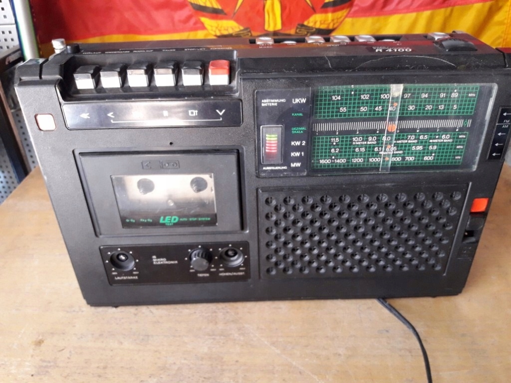 stare zabytkowe radio rft r4100 ddr