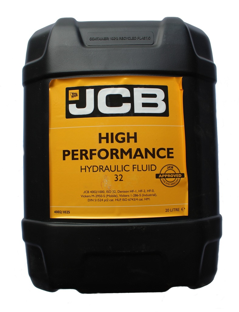 OLEJ HYDRAULICZNY JCB HP32 20L ORYGINAŁ 7398695730 oficjalne