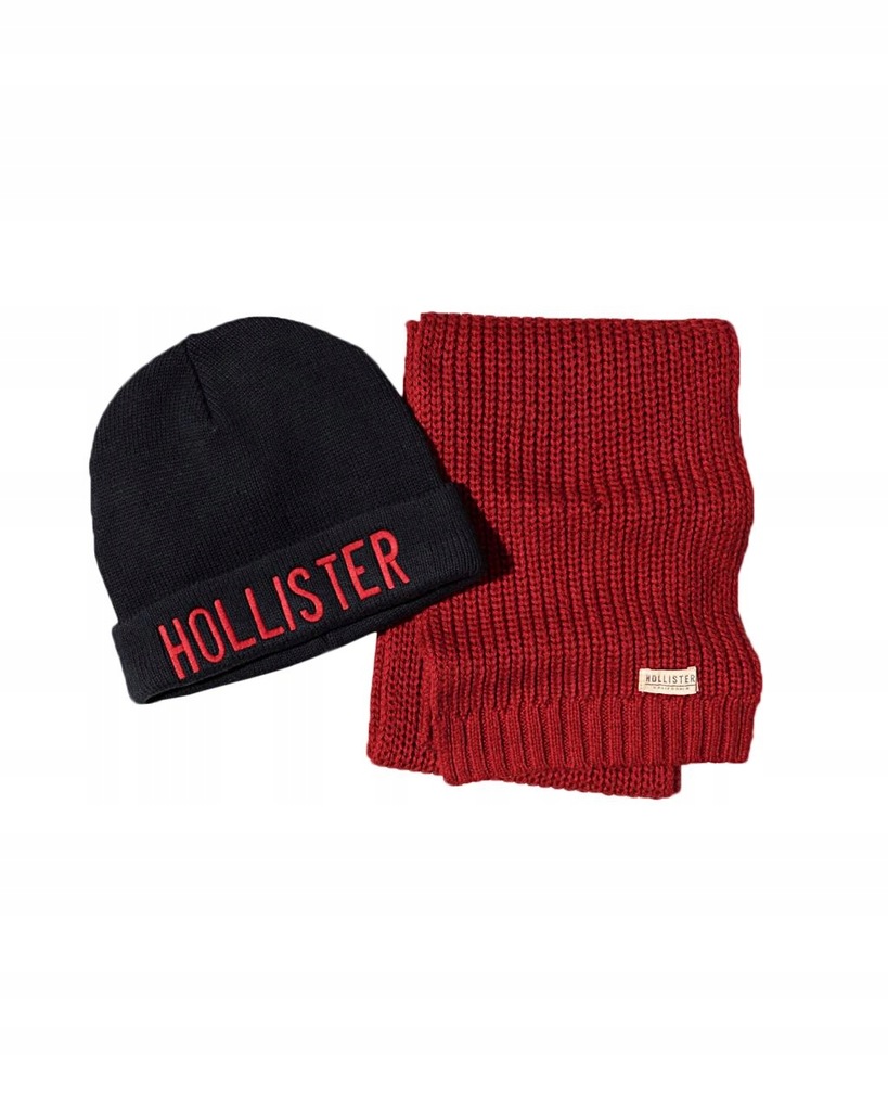Hollister by Abercrombie , komplet czapka +szalik