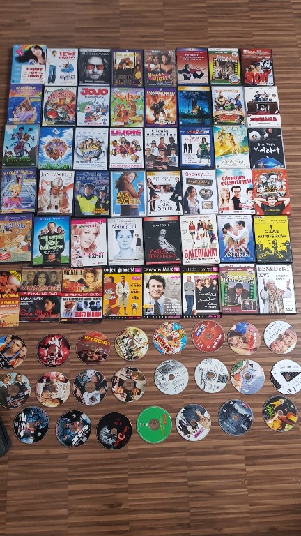71 DVD komedie/bajki zestaw pakiet