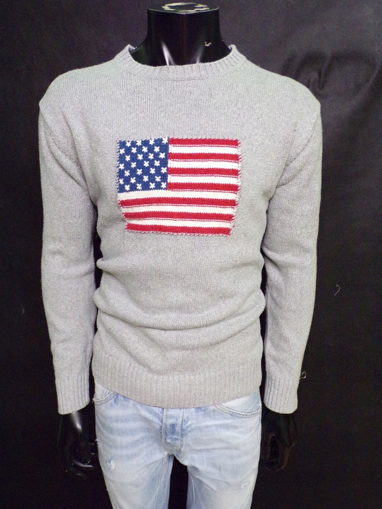 GANT SWETER MESKI FLAGA MOTYW USA