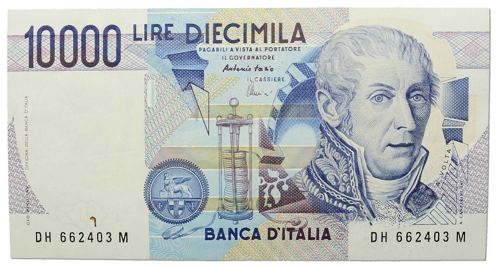 28.Włochy, 10 000 Lirów 1984, P.112.d, St.2/3+