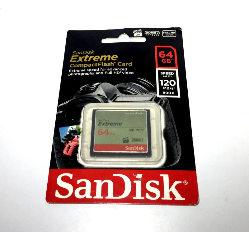 KARTA PAMIĘCI SANDISC EXTREME COMPACTFLASH 64GB