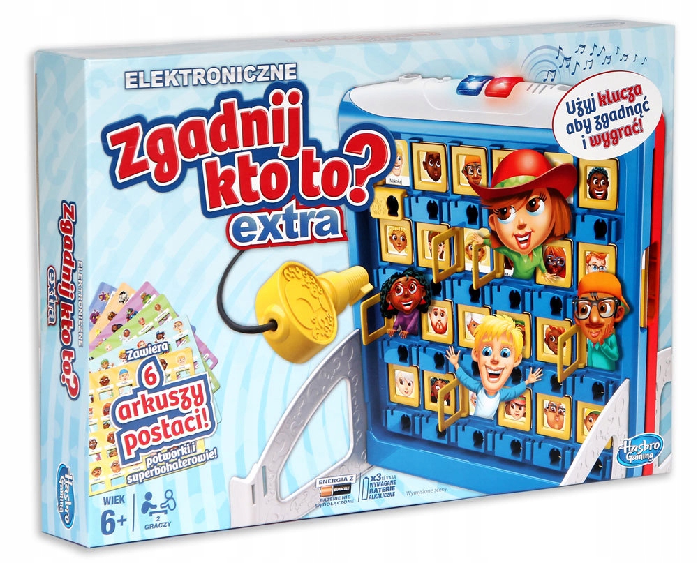 GRA ZGADNIJ KTO TO? EXTRA B2226 PL HASBRO GRA 7084384437 oficjalne