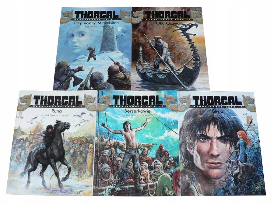THORGAL - Młodzieńcze lata - tom 1,2,3,4,5 !!!!