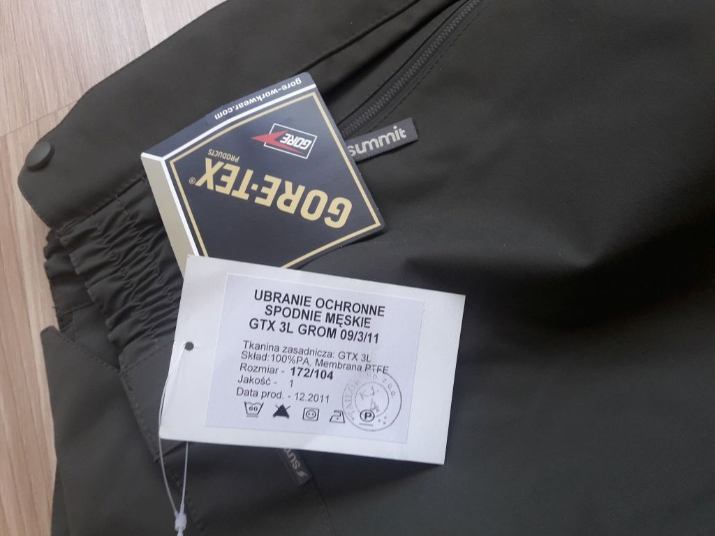 Spodnie Gore-Tex SUMMIT GROM