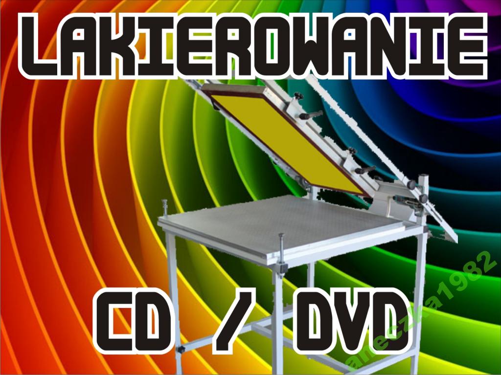 10x Lakierowanie płyt CD/DVD (Wodoodporne, UV)