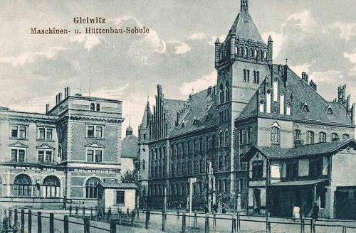 GLIWICE KRÓLEWSKA SZKOŁA BUDOWY MASZYN reprodukcja