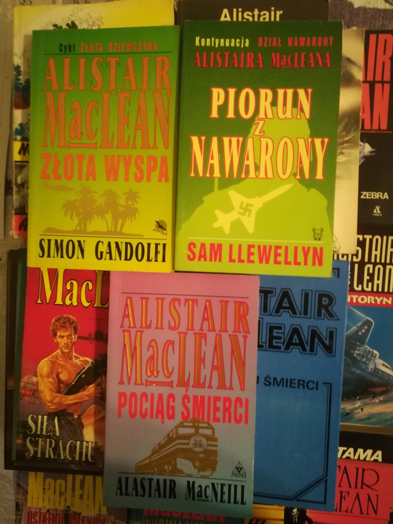 MacLean 24szt Złota Wyspa Piorun z Nawarony i inne