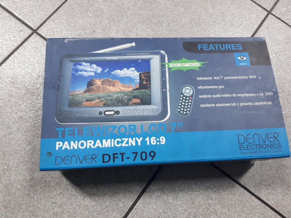 Przenośny telewizor LCD 7 " Denver DFT-709