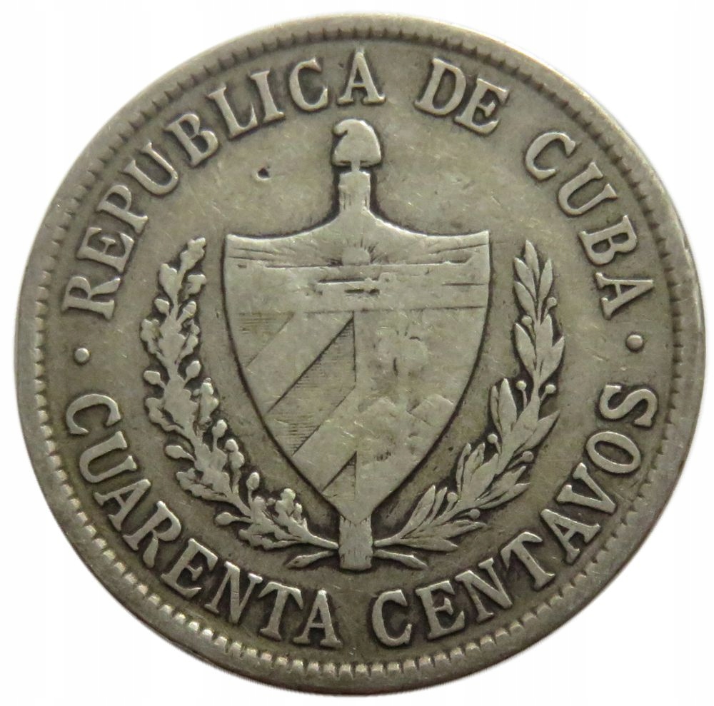 40 centavos 1920 - Kuba