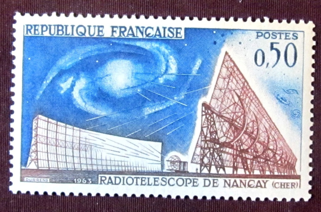 FL1067 FRANCJA radioteleskop Mi 1443 czysty