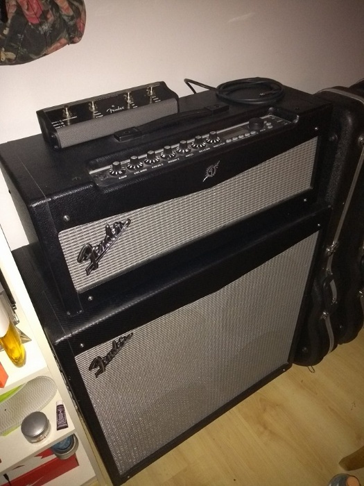 Fender Mustang V Head V2 + Kolumna 4x12 V2 7190772544 oficjalne