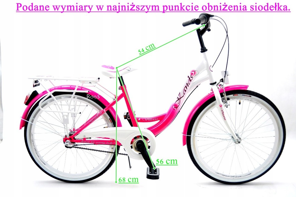 ROWER KANDS VITTORIA 24 DZIEWCZĘCY KOSZYK + WKŁAD 7387960605
