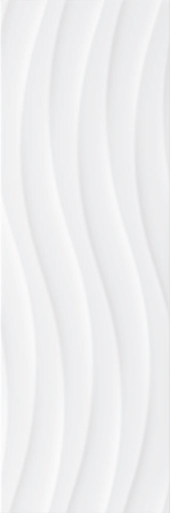 PŁYTKA ŚCIENNA JAVA ONDA WHITE 25X75 G.I COLOR  
