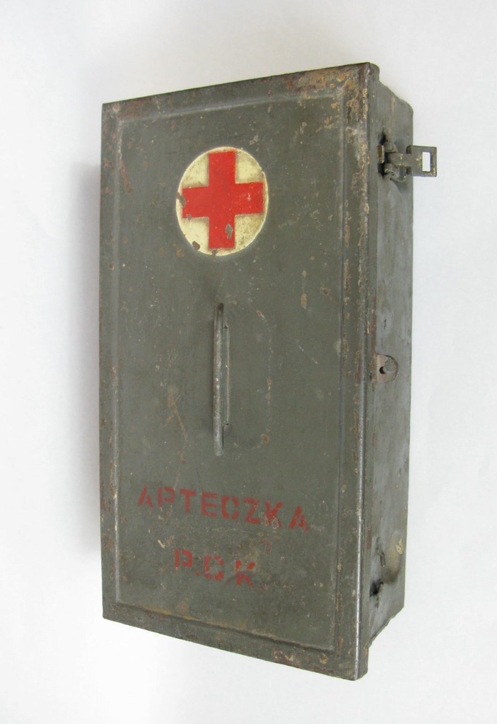 Apteczka metalowa Wojskowa PCK.