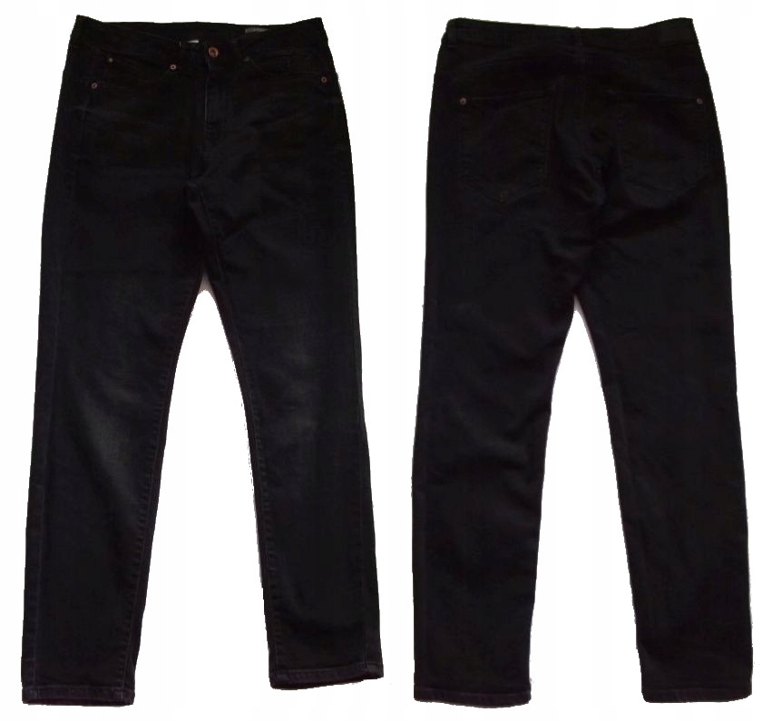 jeansy męsk klasyczne czarne MANGO r 38