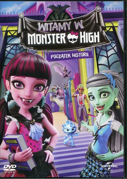WITAMY W MONSTER HIGH POCZĄTEK HISTORII DVD bajka