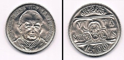 Watykan 100 L - 1993 r.