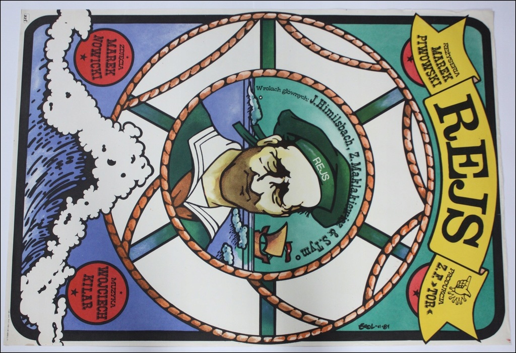 REJS Oryginalny Plakat Filmowy -Erol '81