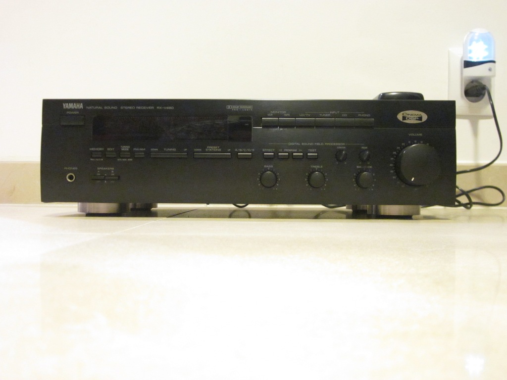 YAMAHA RXV480 Dolby ProLogic + oryg.pilot! 7223002463 oficjalne