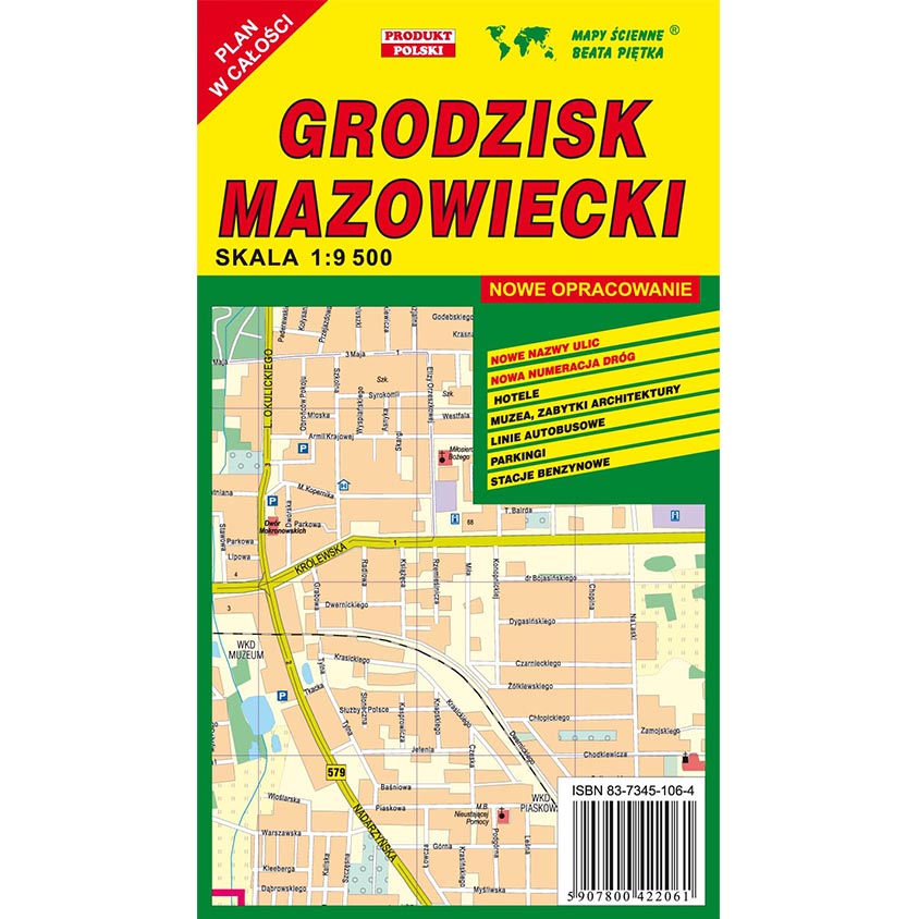 MAPA SKŁADANA GRODZISKA MAZOWIECKIEGO