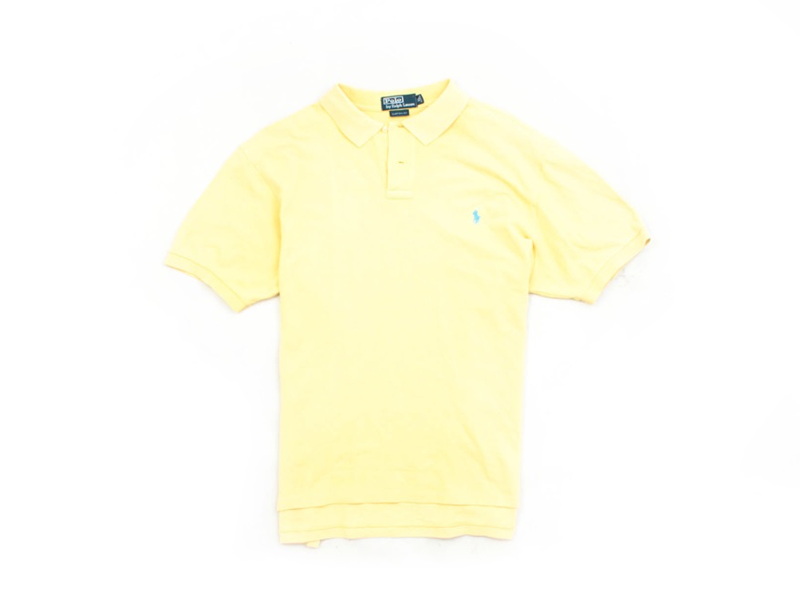 *O Ralph Lauren Koszulka Polo Męska Żółta roz XL