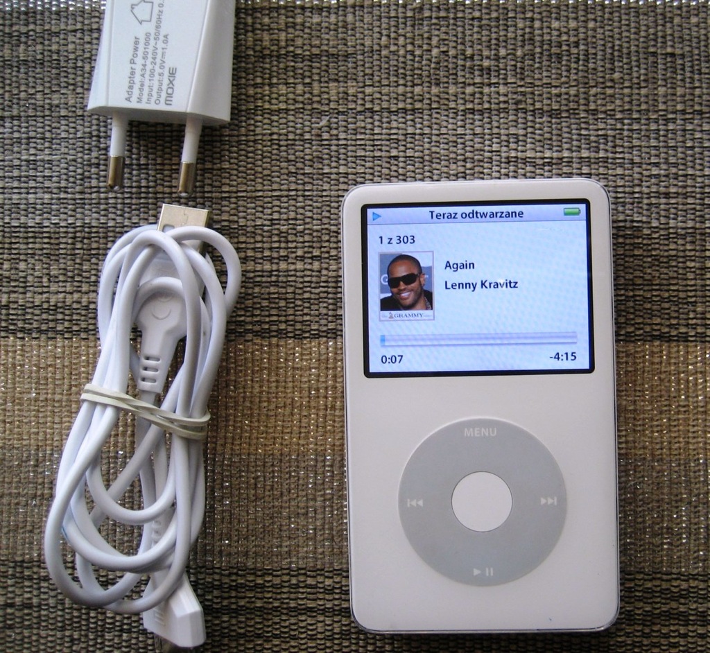 iPod Classi 5.5世代　30GB iPod Classic 5.5G 30Gb – 100% sprawny, bez lim.gł