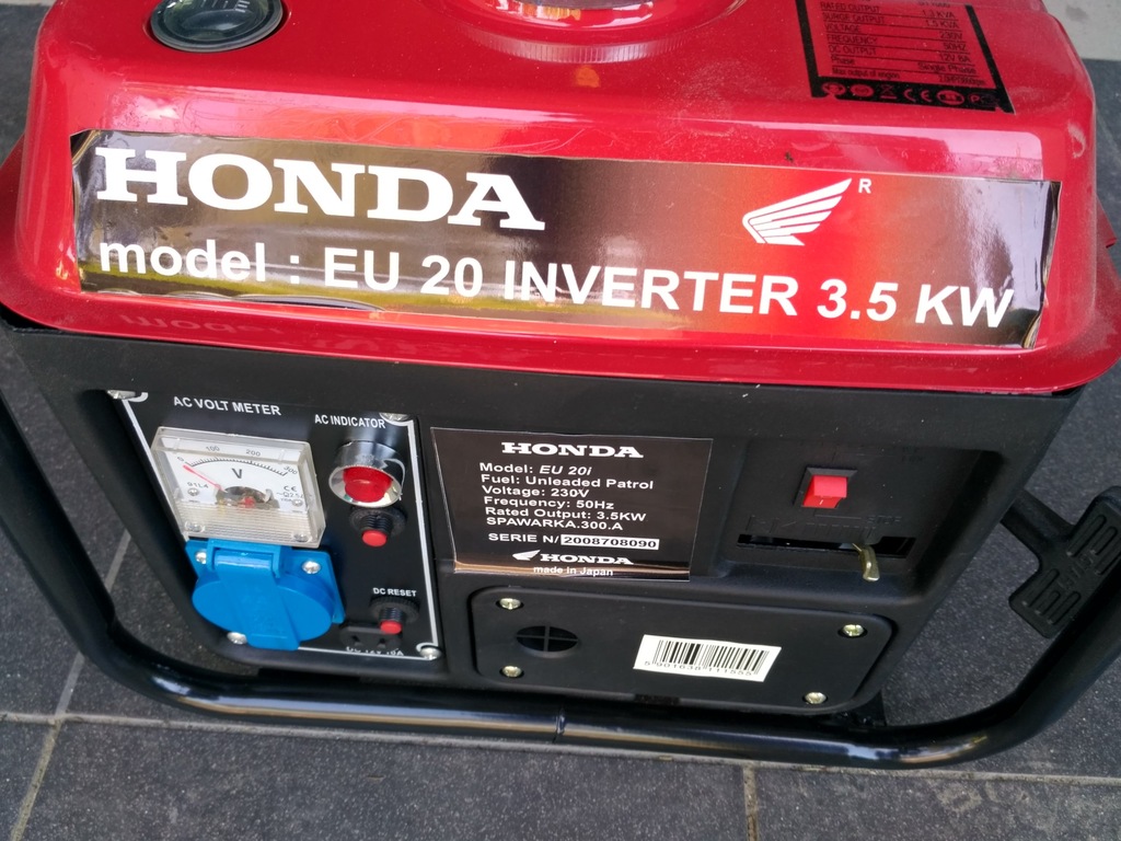 Honda Agregat prądotwórczy EU 20i Inverter 3,5KW