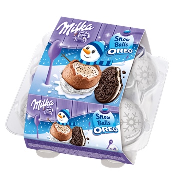 Milka Snow Balls oreo kule czekoladowe krem oreo