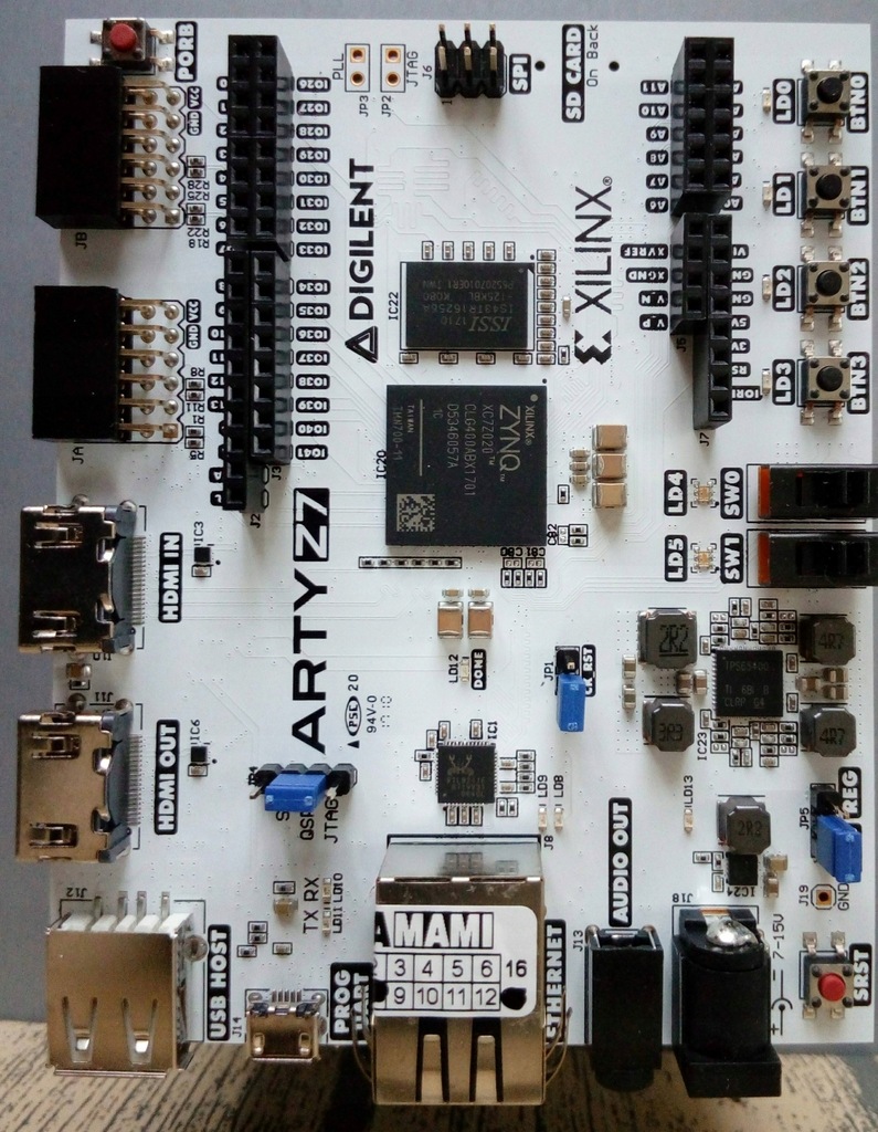 Zestaw rozwojowy SoC FPGA Xilinx ZynQ Arty Z7