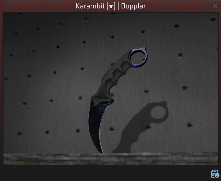 CS:GO KARAMBIT DOPPLER (FN) PHASE 3