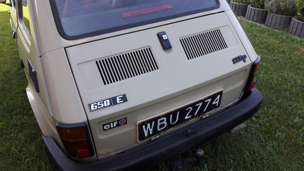 Fiat 126p 650 wersja export, pierwszy właściciel