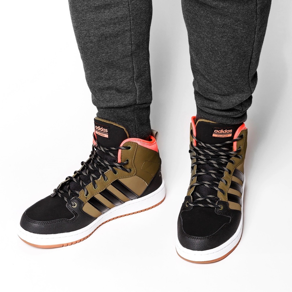 Adidas Neo HOOP's MID BB9914 Zimowe buty męskie 44
