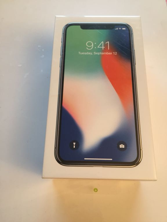 IPhone X silver 256 GB, od ręki, orange