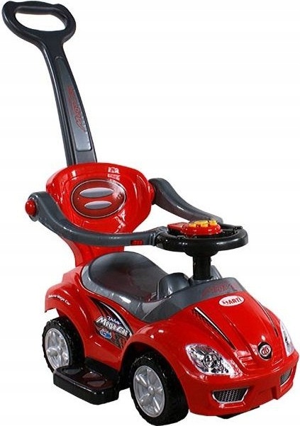 JEŹDZIK Z PANELEM MUZYCZNYM MEGA CAR DELUXE 3W1