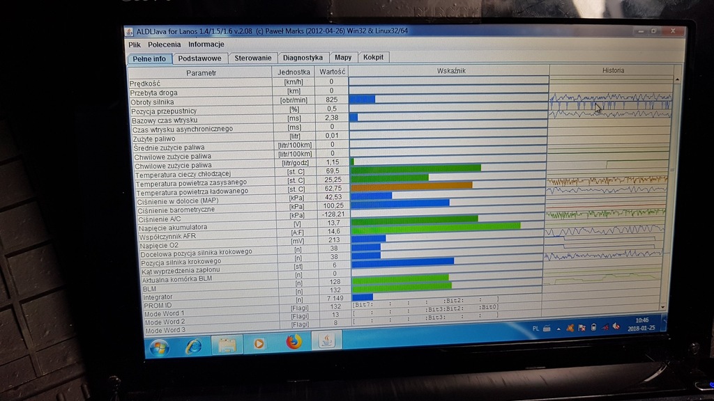 Interfejs diagnostyczny ALDL USB Daewoo Lanos 1.5 