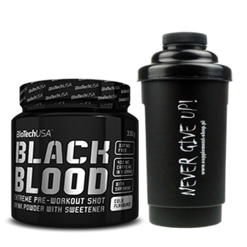 BioTech USA - Black Blood - 330g + szejker GRATIS