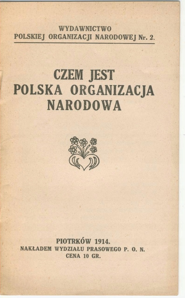 Leon Wasilewski - Polska Organizacja Narodowa