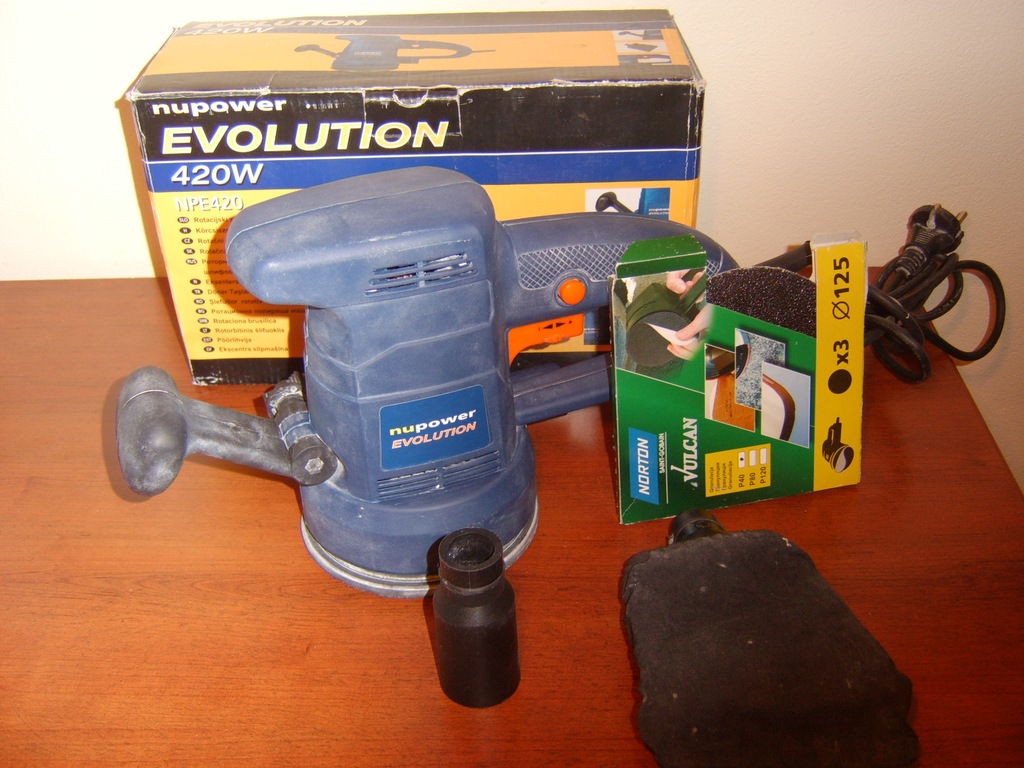 Szlifierka mimośrodowa NUPOWER Evolution 420W